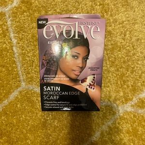 woman satin cloth hair wrap